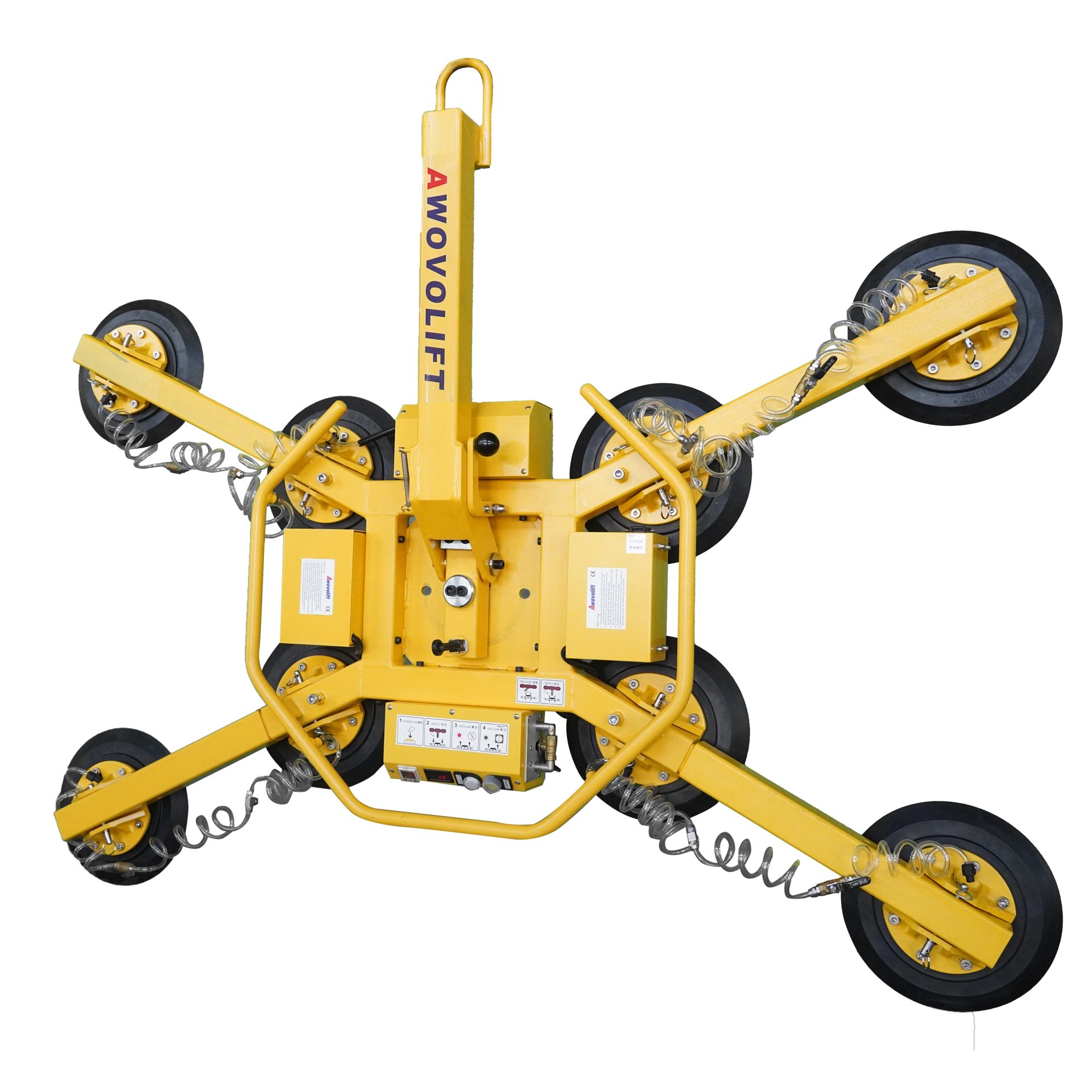Awovolift glass carry spider crane elevador de vacio electrical vacuum ...