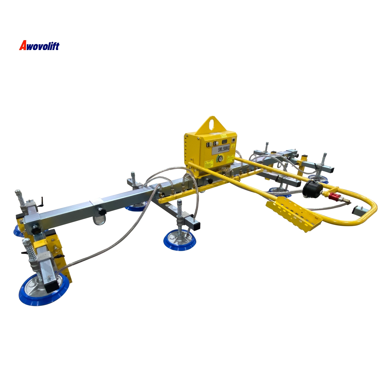 Awovolift Sheet Metal Vacuum Lifter Equipment For 10-16 cups 2-5 tons with Jib Crane Integrated Vacuum Lifter Panel
