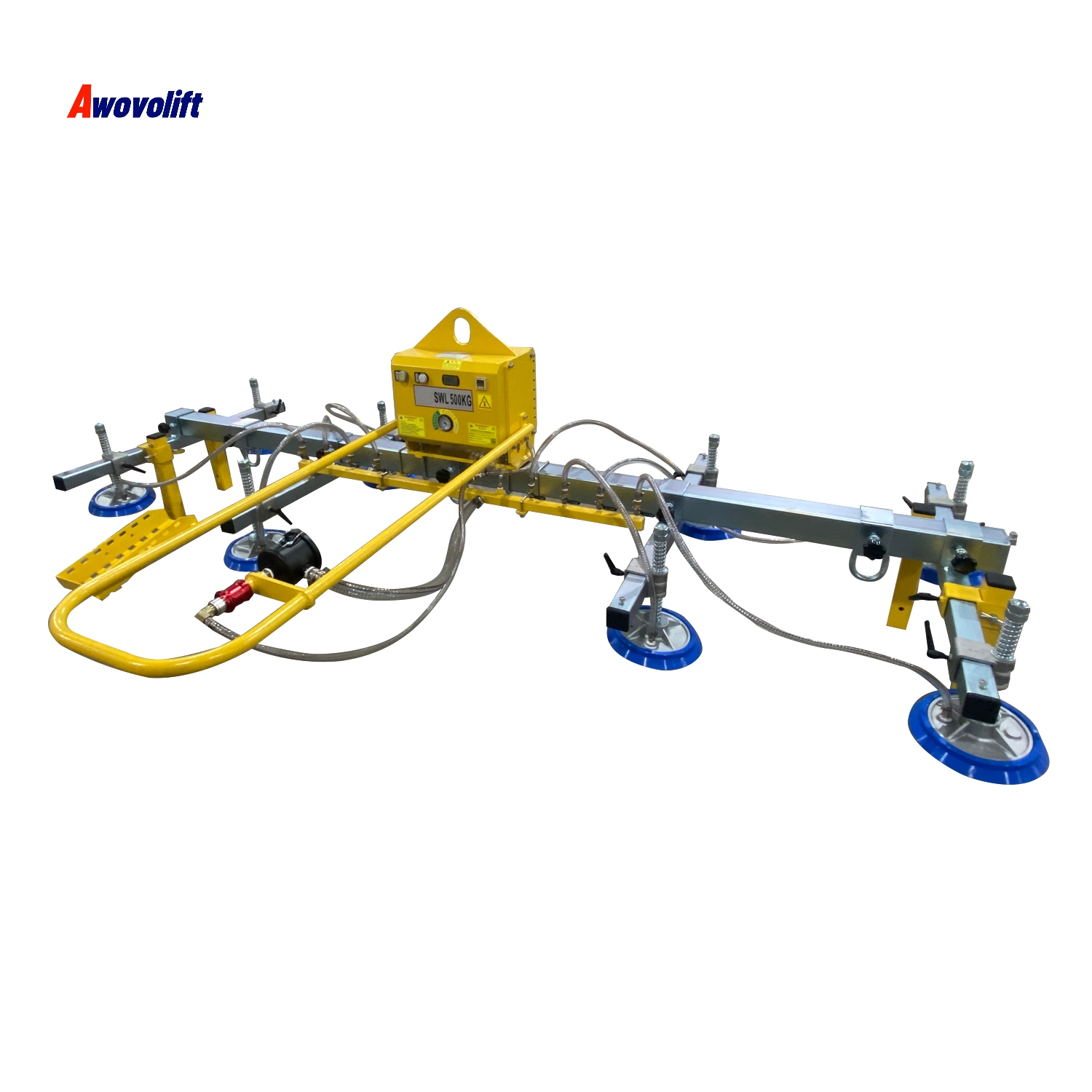 Awovolift Sheet Metal Vacuum Suction Cup for Laser Cutting or CNC Machine by Remote Control CE Sheet Metal Lifting 500-2000kg