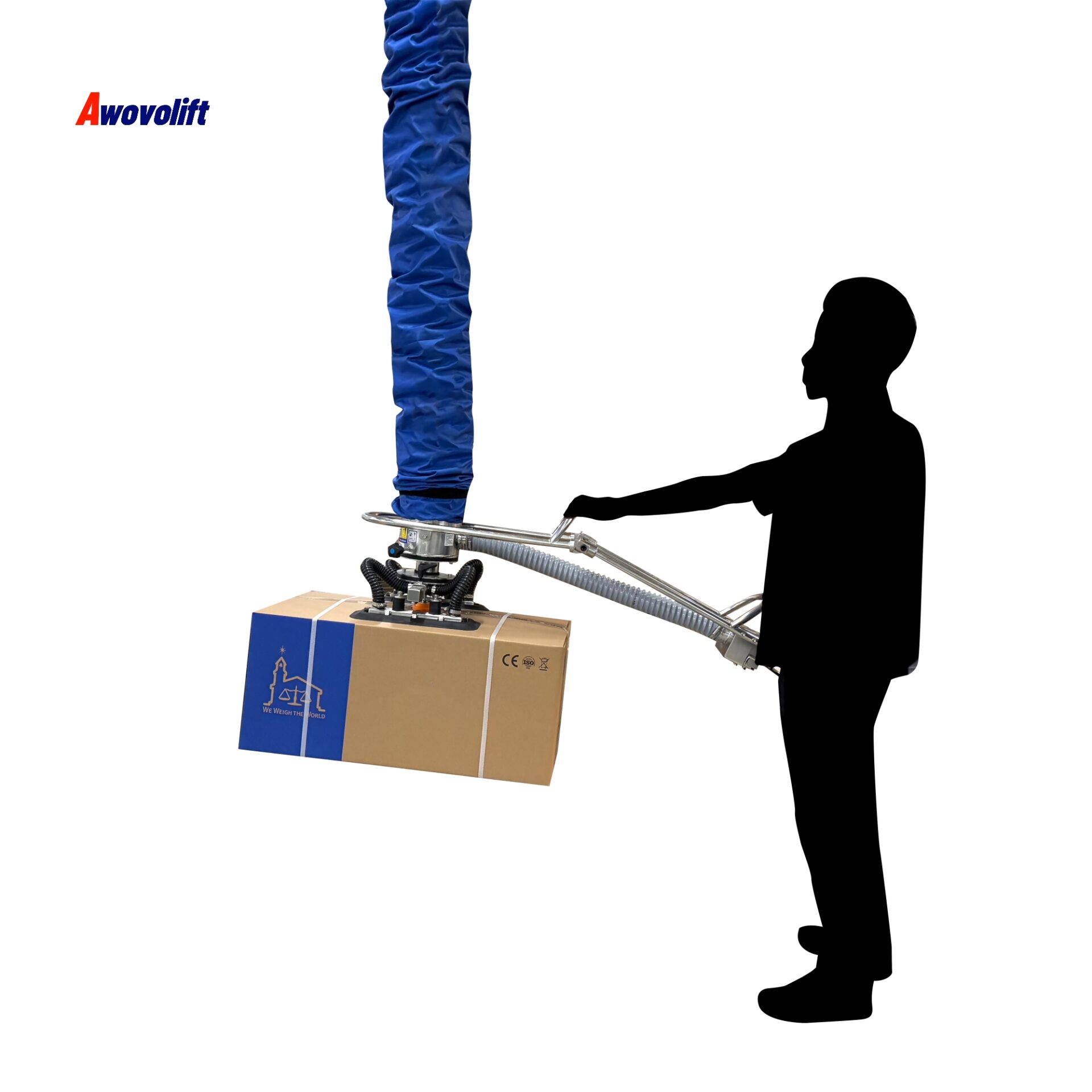 Awovolift Tube Carrying Vacuum Suction Lifter Handles Carrier Suction Cups Lifting Devices Handling Equipment Tube Handle CE