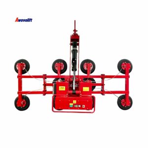 Awovolift Glass Removal Suction Cups Vacuum Lifter Sheet Metal Panel Suction Handle Turnover and Rotation Remote Control 1000kg