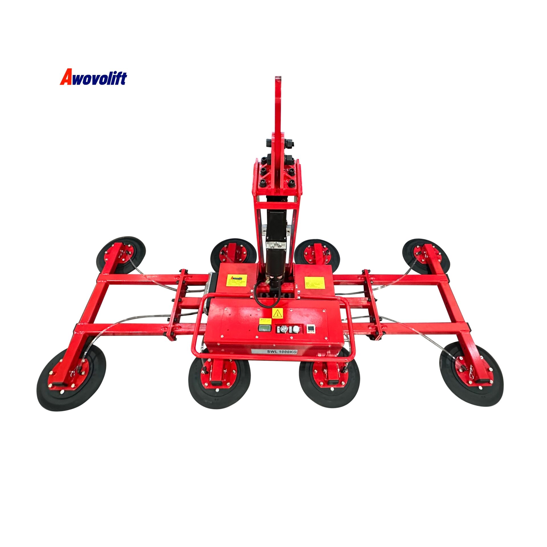 Awovolift Glass Sucker Vacuum Crane Lifter 1000kg with Remote Control Sheet Metal Suction Electric Flip and Rotation Lifting and Handling CE