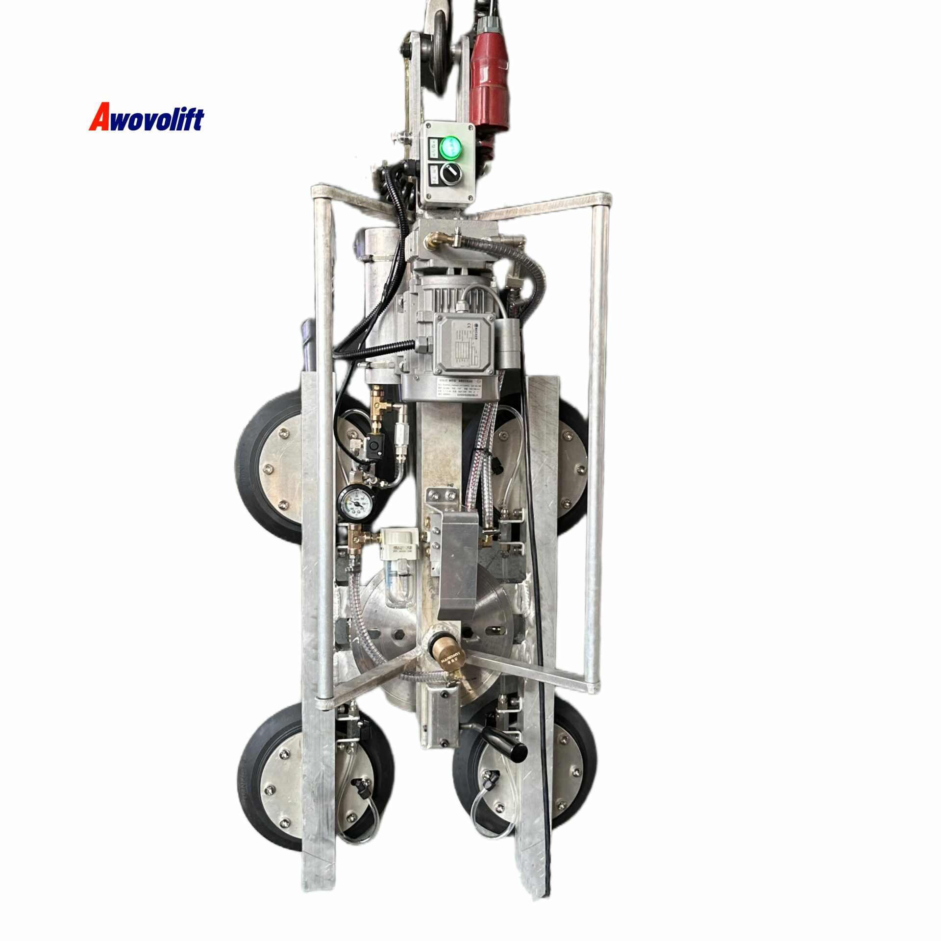 Awovolift 300kg CE All Aluminum Glass Electric Vacuum Lifter Easy to Operate with Rotating Function for Glass Edging Line