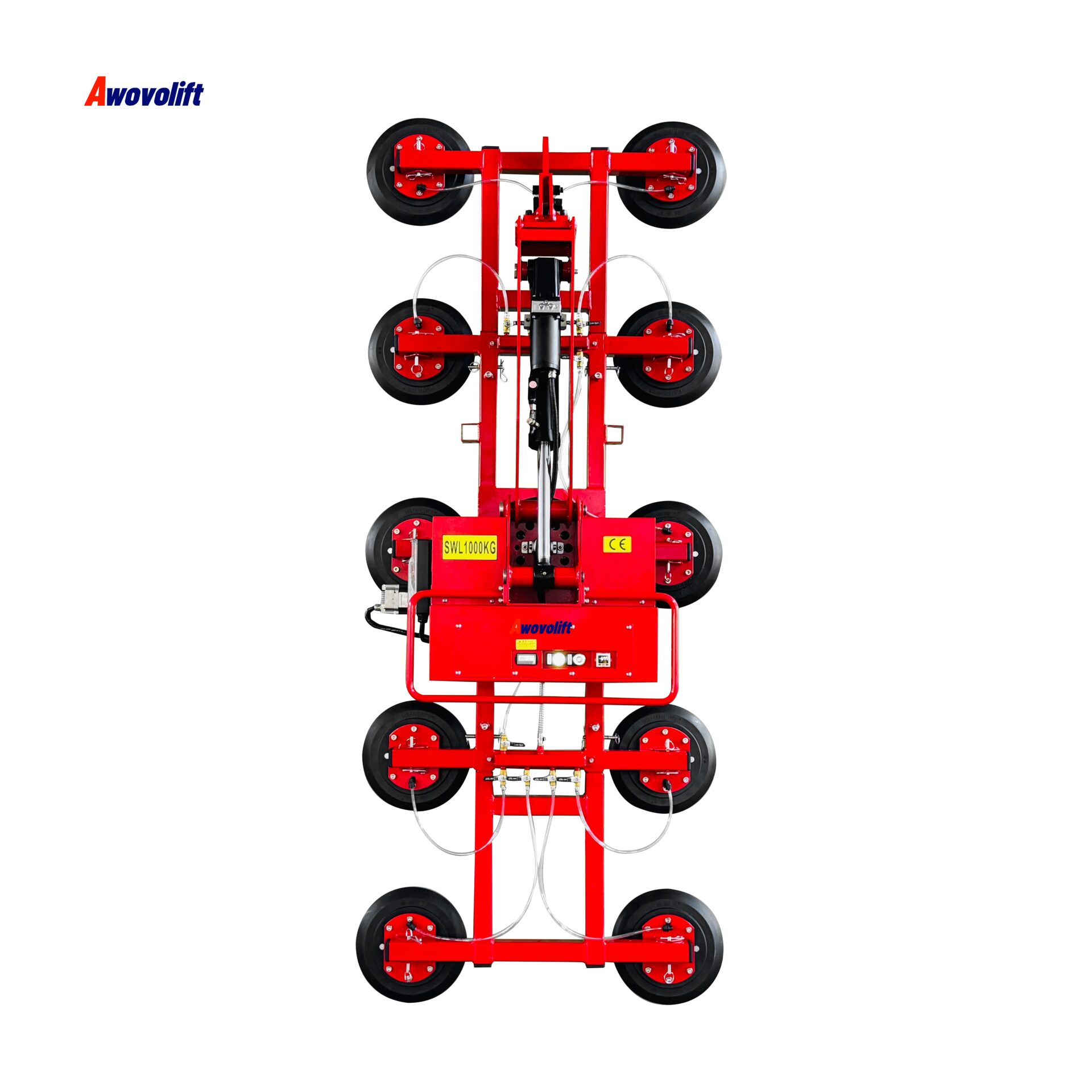 Awovolift Electric Vacuum Lifter Vacuum Suction Cup Glass Lifter Tile Carrier Suction Plate Mirror Granite Lifting Tool 1000kg